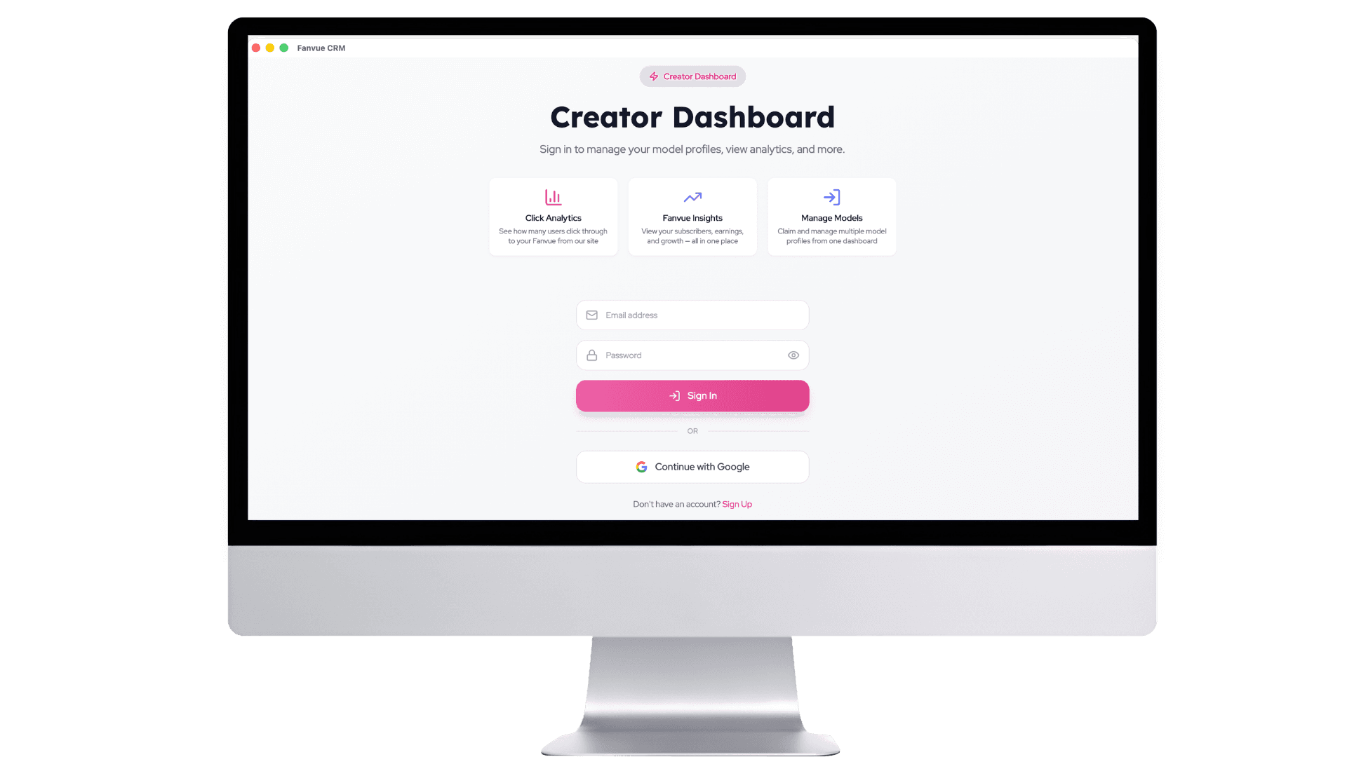 Connect your Fanvue account