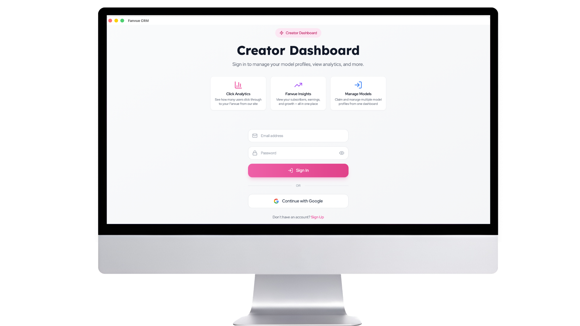 Connect your Fanvue account